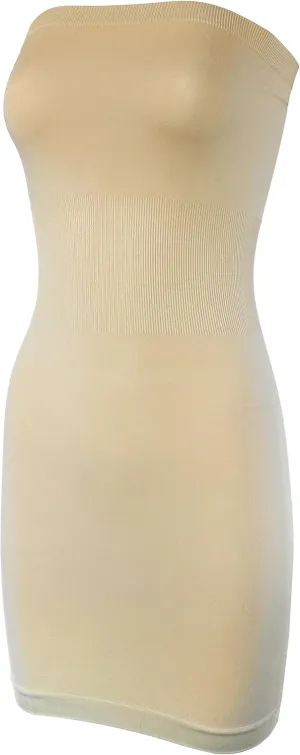 KMystic Seamless Strapless Tube Slip Dress