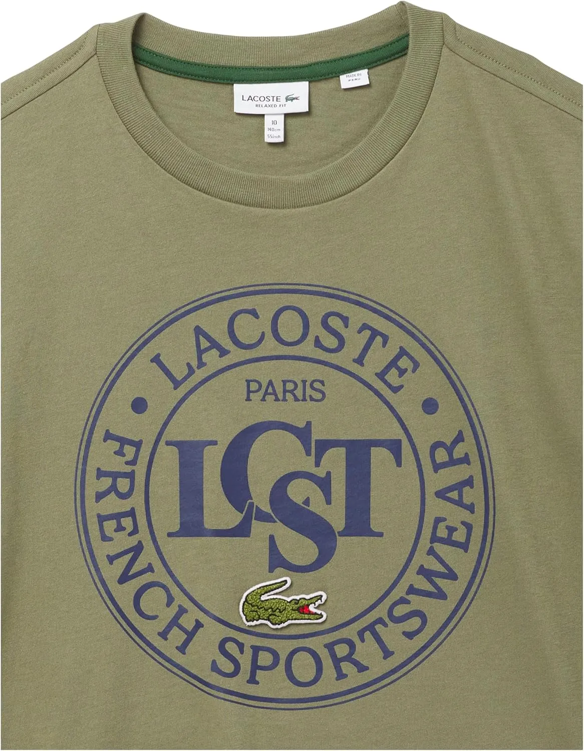 Lacoste Boys' Contrast Badge T-Shirt