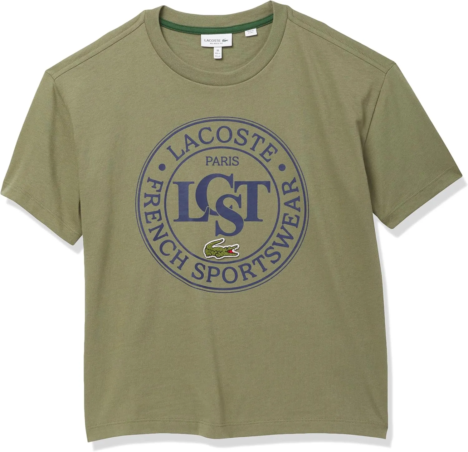 Lacoste Boys' Contrast Badge T-Shirt