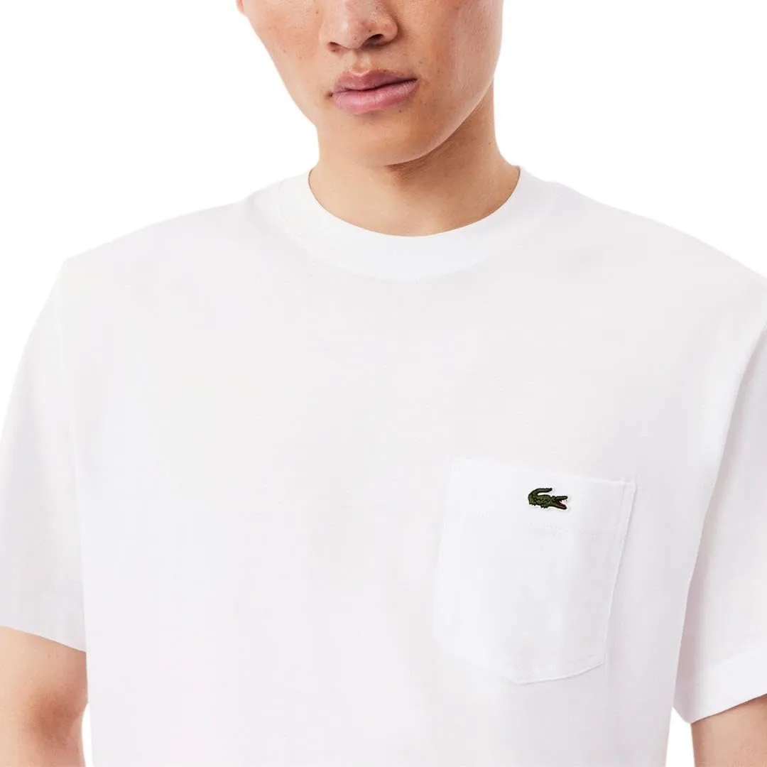 Lacoste Men's Cotton T-Shirt with Breast Pocket