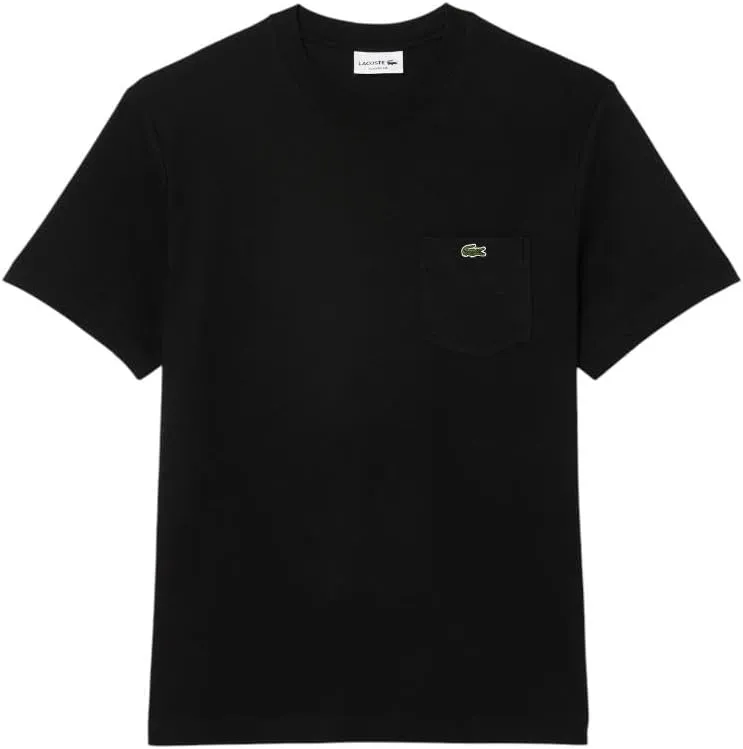 Lacoste Men's Cotton T-Shirt with Breast Pocket
