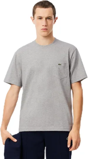 Lacoste Men's Cotton T-Shirt with Breast Pocket