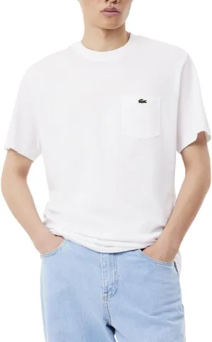 Lacoste Men's Cotton T-Shirt with Breast Pocket