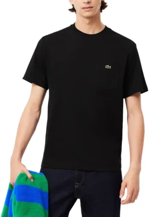 Lacoste Men's Cotton T-Shirt with Breast Pocket