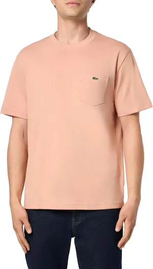 Lacoste Men's Cotton T-Shirt with Breast Pocket