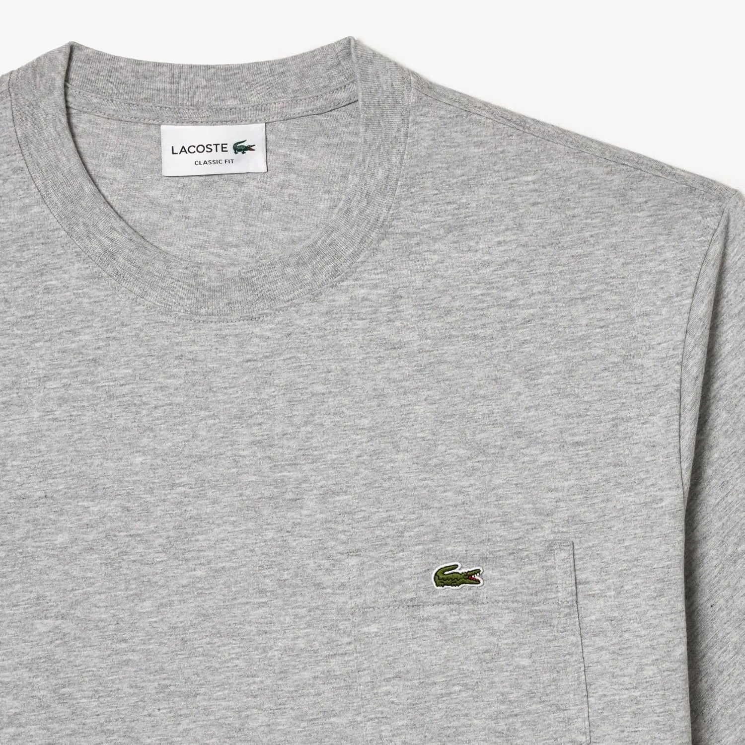 Lacoste Men's Cotton T-Shirt with Breast Pocket
