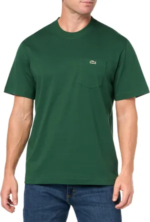 Lacoste Men's Cotton T-Shirt with Breast Pocket