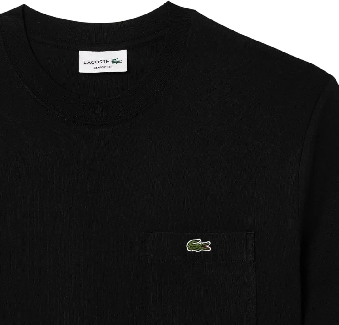 Lacoste Men's Cotton T-Shirt with Breast Pocket