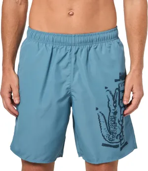 Lacoste Men's Stamp Print Swim Trunks