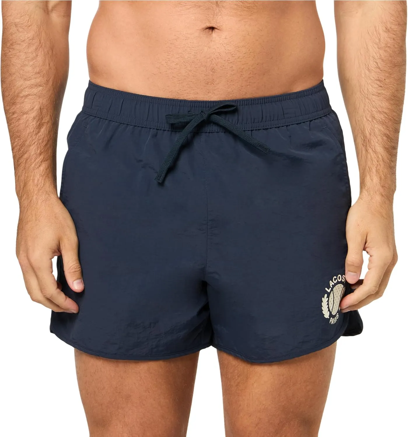 Lacoste Men's Tennis Heritage Swim Trunks