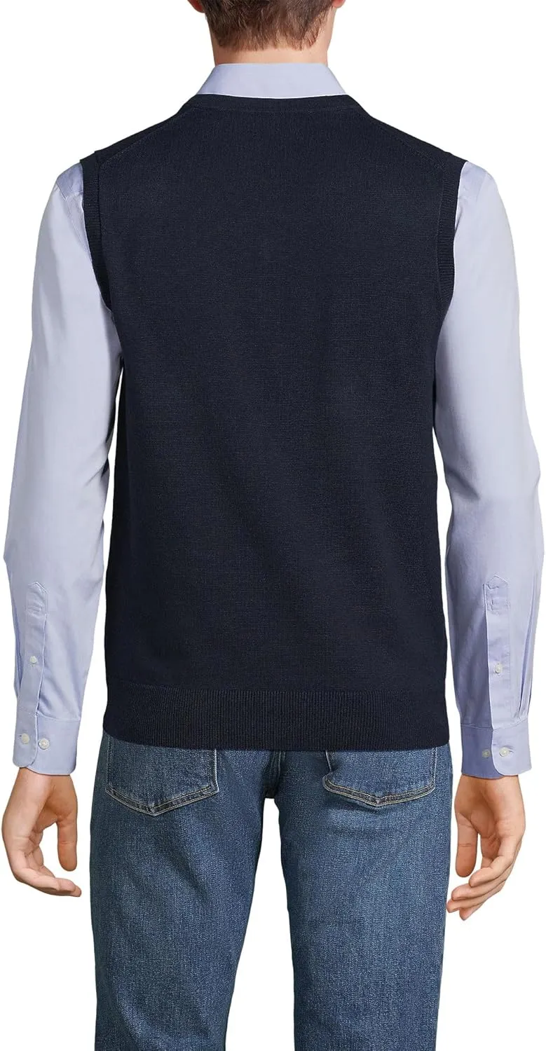 Lands' End Men's Fine Gauge Cotton Vest