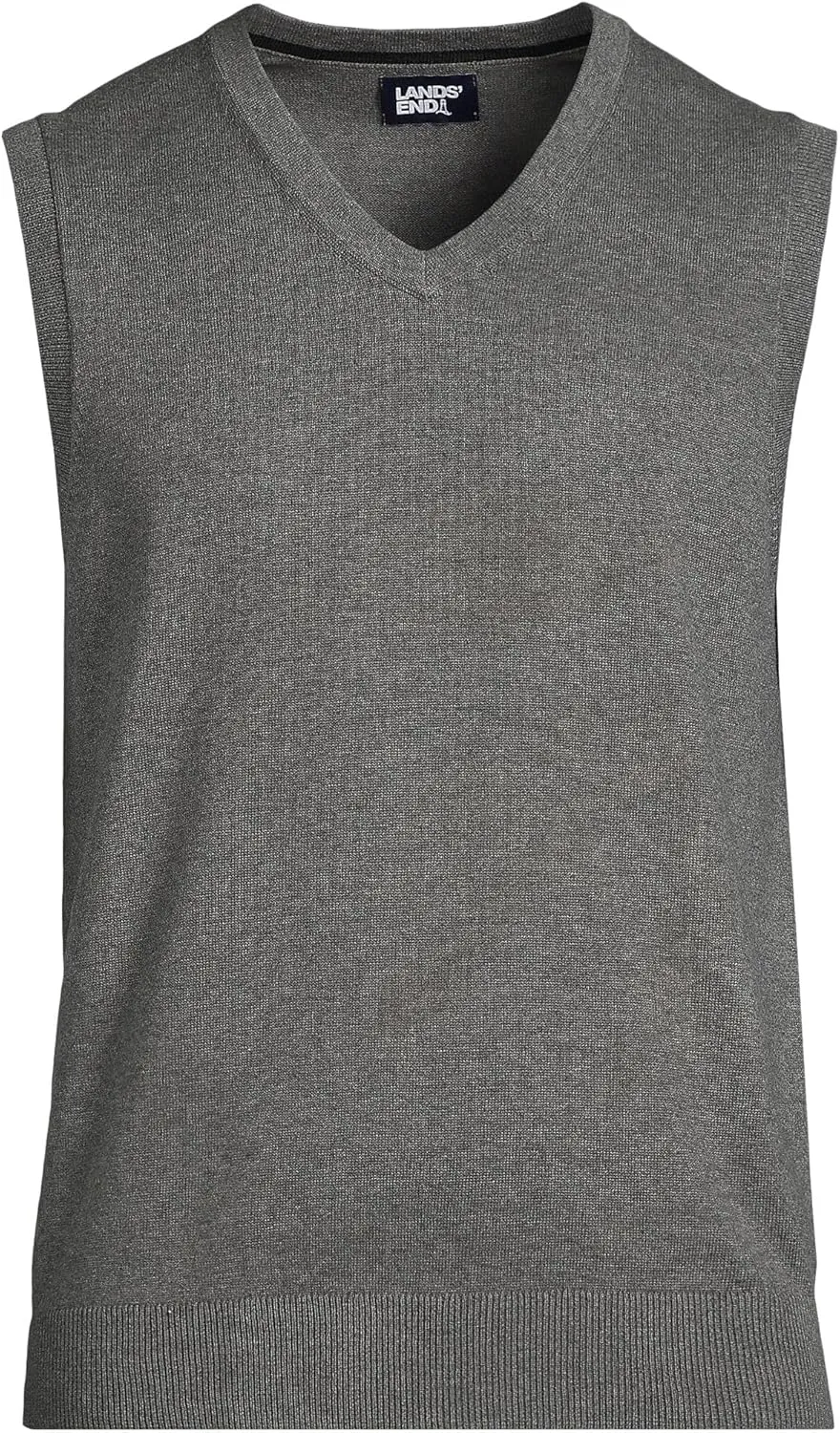 Lands' End Men's Fine Gauge Cotton Vest