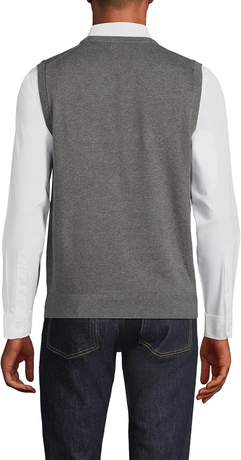 Lands' End Men's Fine Gauge Cotton Vest