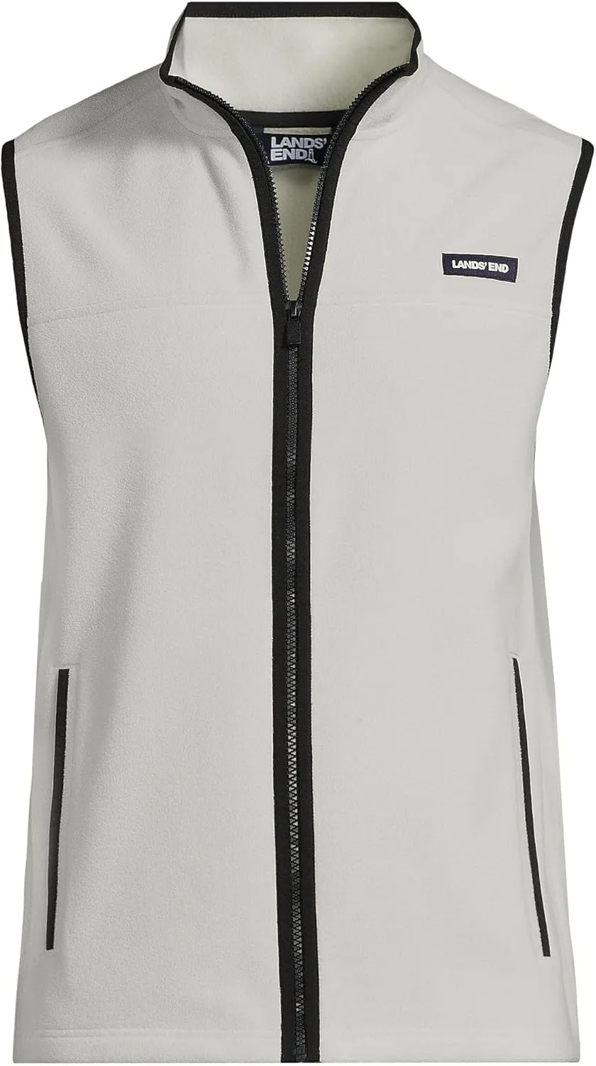 Lands' End Men's Full Zip Fleece Vest