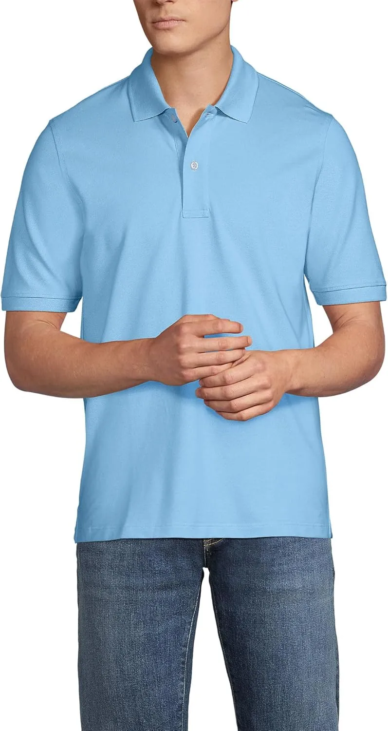 Lands' End Men's Short Sleeve Comfort-First Mesh Polo Shirt
