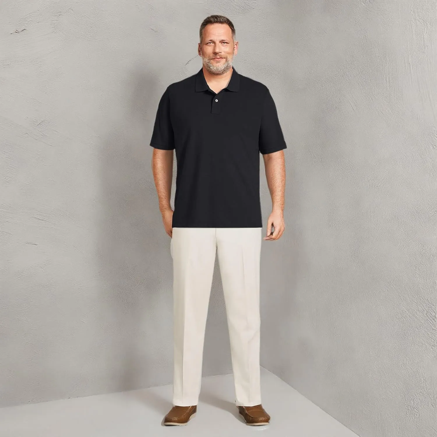 Lands' End Men's Short Sleeve Comfort-First Mesh Polo Shirt