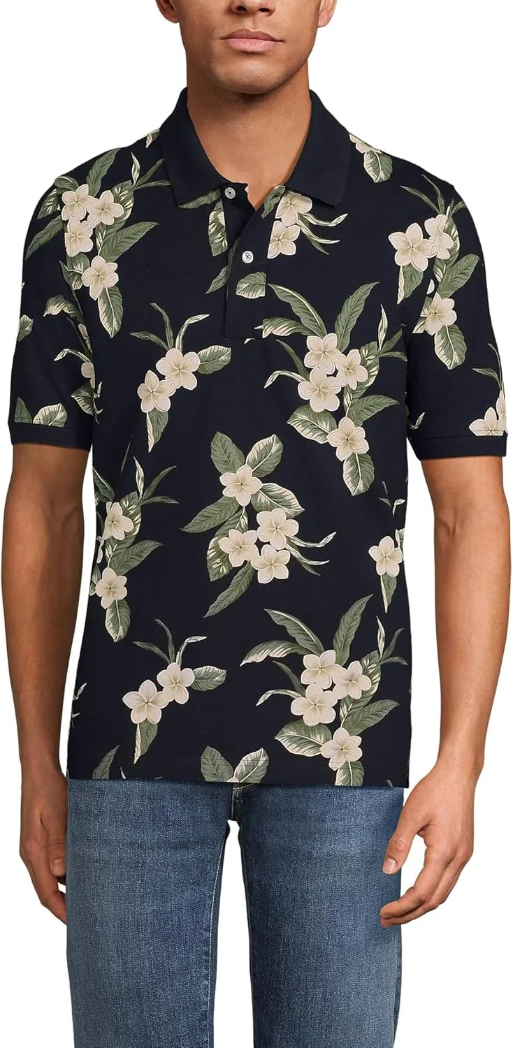 Lands' End Men's Short Sleeve Comfort-First Mesh Polo Shirt