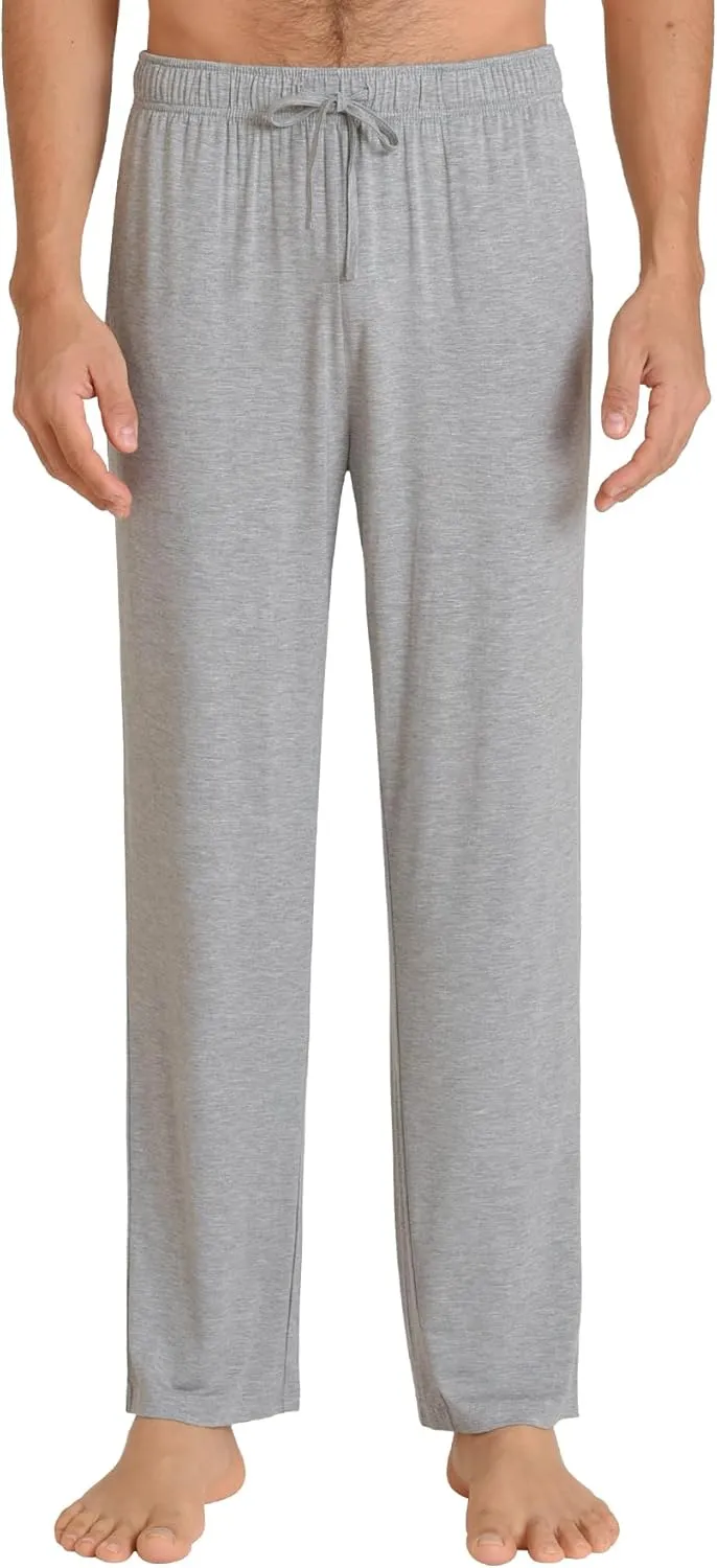 Latuza Men's Viscose Pajama Pants Soft Lounge Pants with Pockets