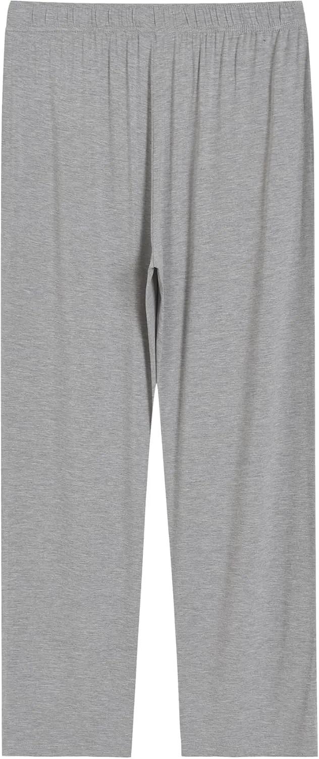 Latuza Men's Viscose Pajama Pants Soft Lounge Pants with Pockets