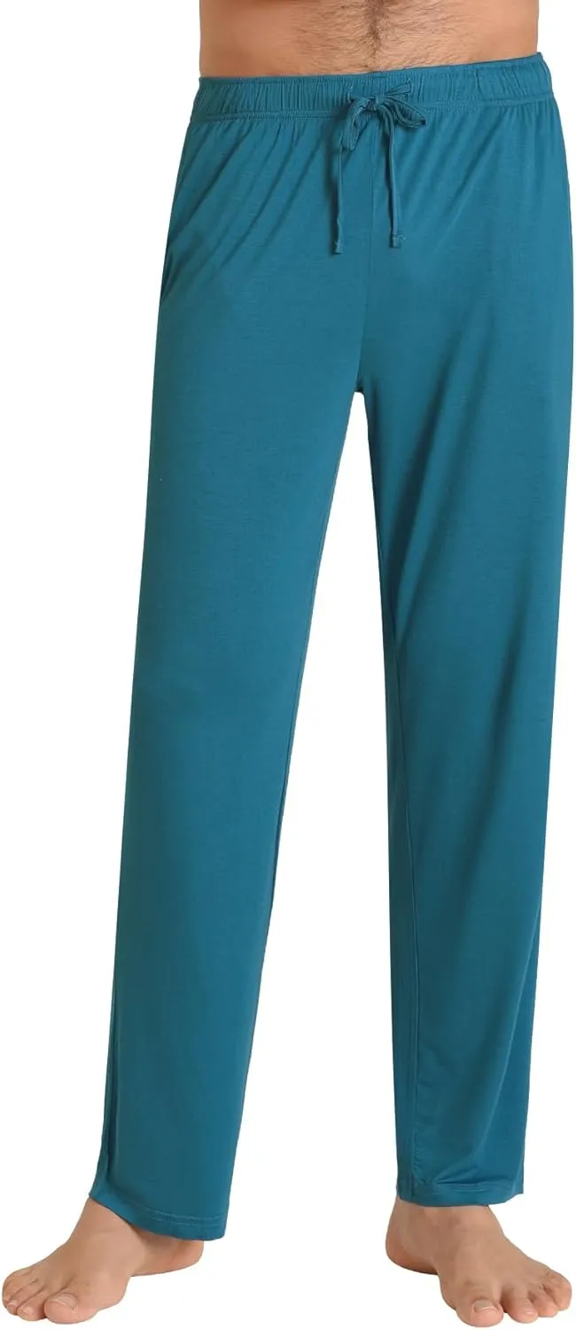 Latuza Men's Viscose Pajama Pants Soft Lounge Pants with Pockets