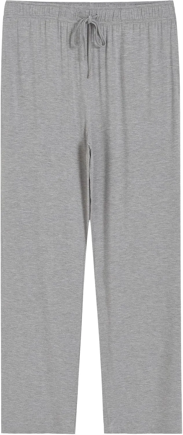 Latuza Men's Viscose Pajama Pants Soft Lounge Pants with Pockets