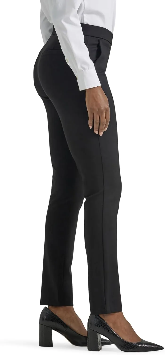 Lee Women's Petite Ultra Lux Comfort Any Wear Slim Ankle Pant