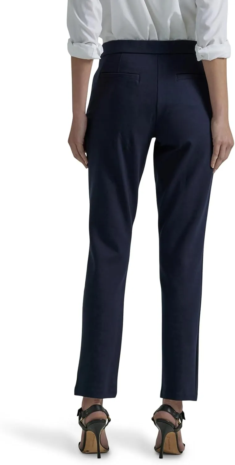 Lee Women's Petite Ultra Lux Comfort Any Wear Slim Ankle Pant