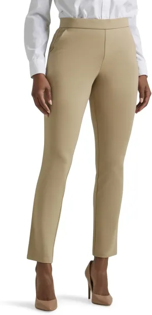 Lee Women's Petite Ultra Lux Comfort Any Wear Slim Ankle Pant