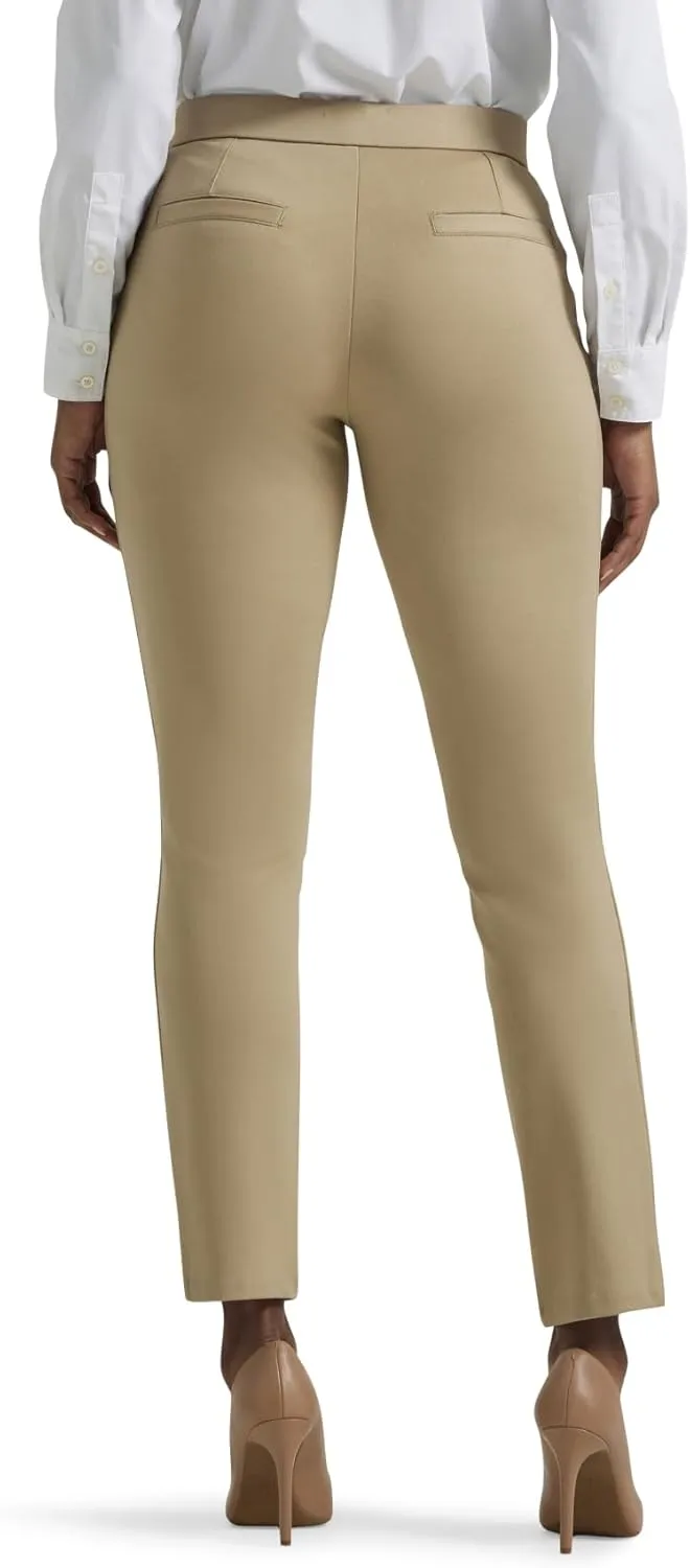 Lee Women's Petite Ultra Lux Comfort Any Wear Slim Ankle Pant