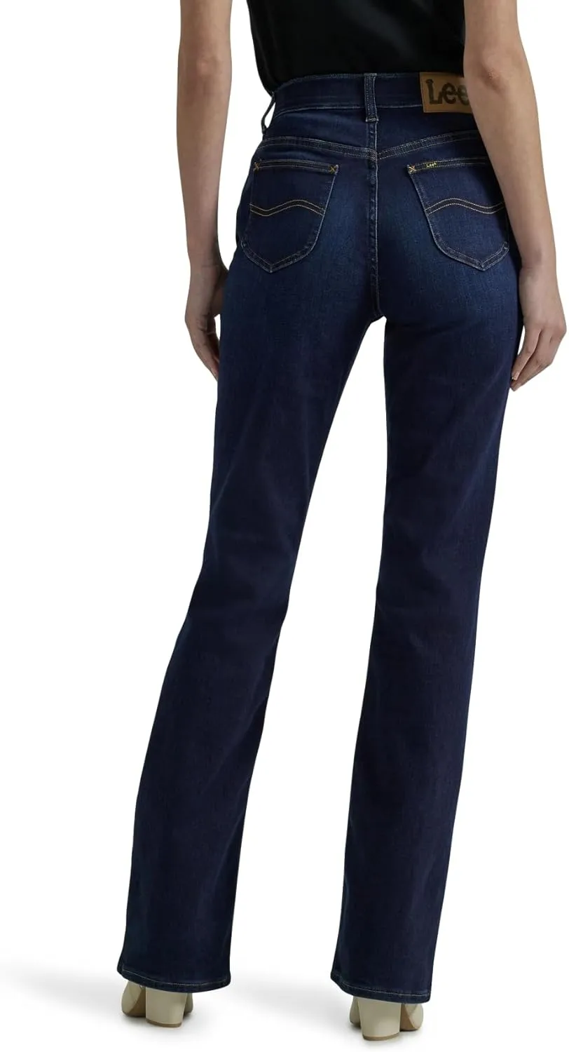 Lee Women's Petite Ultra Lux Comfort with Flex Motion Bootcut Jean