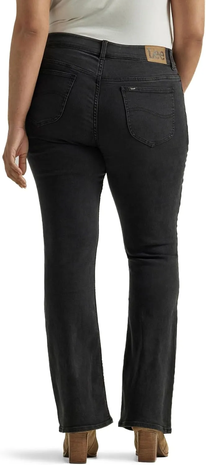 Lee womens Plus Size Ultra Lux Comfort With Flex Motion Bootcut Jean