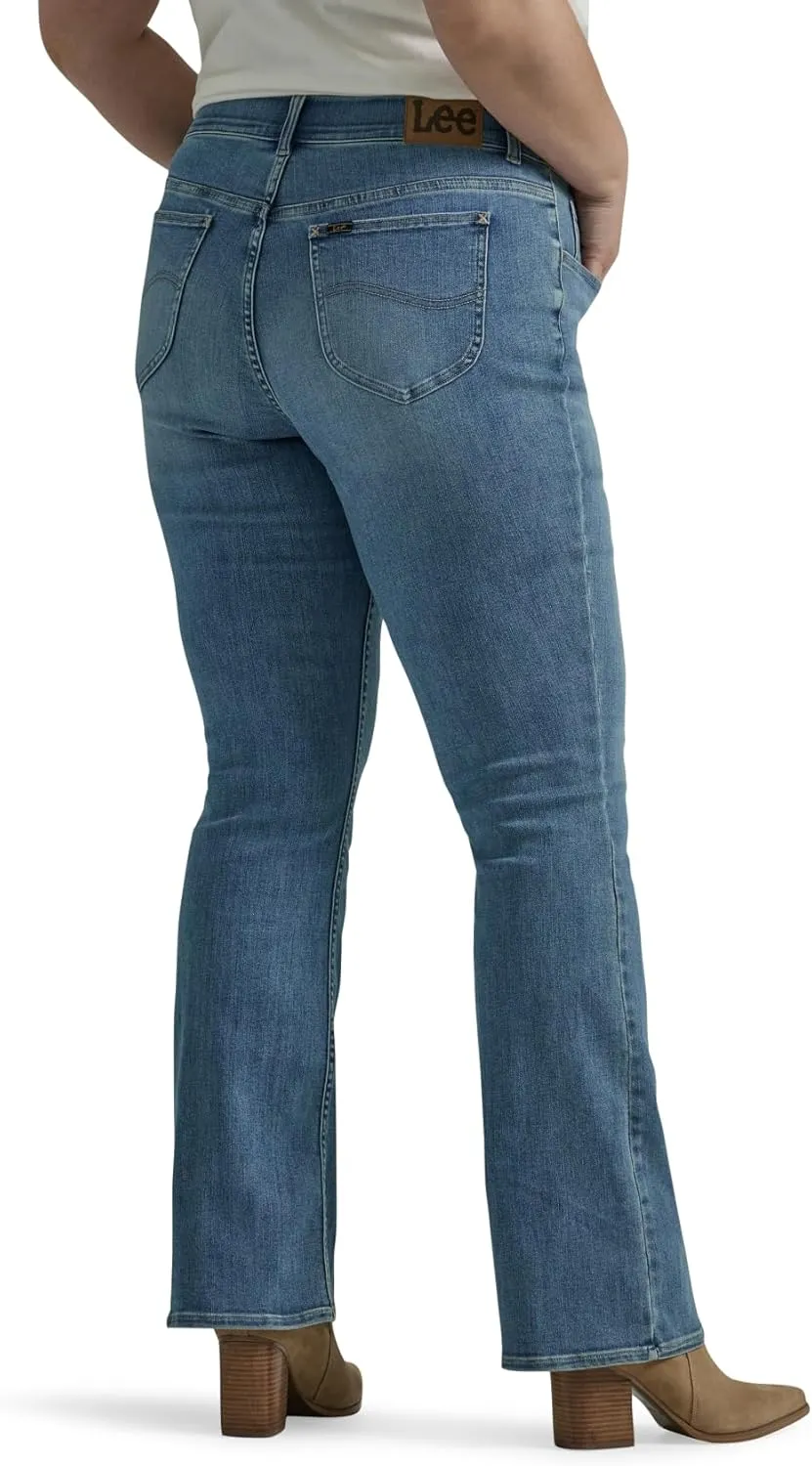Lee womens Plus Size Ultra Lux Comfort With Flex Motion Bootcut Jean
