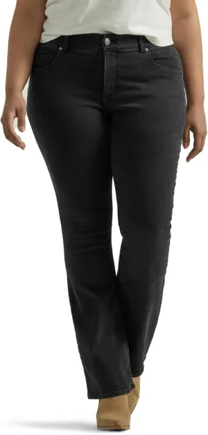 Lee womens Plus Size Ultra Lux Comfort With Flex Motion Bootcut Jean
