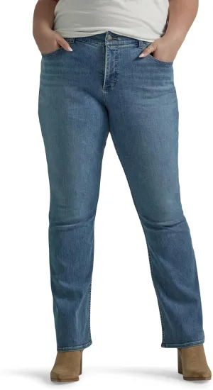 Lee womens Plus Size Ultra Lux Comfort With Flex Motion Bootcut Jean