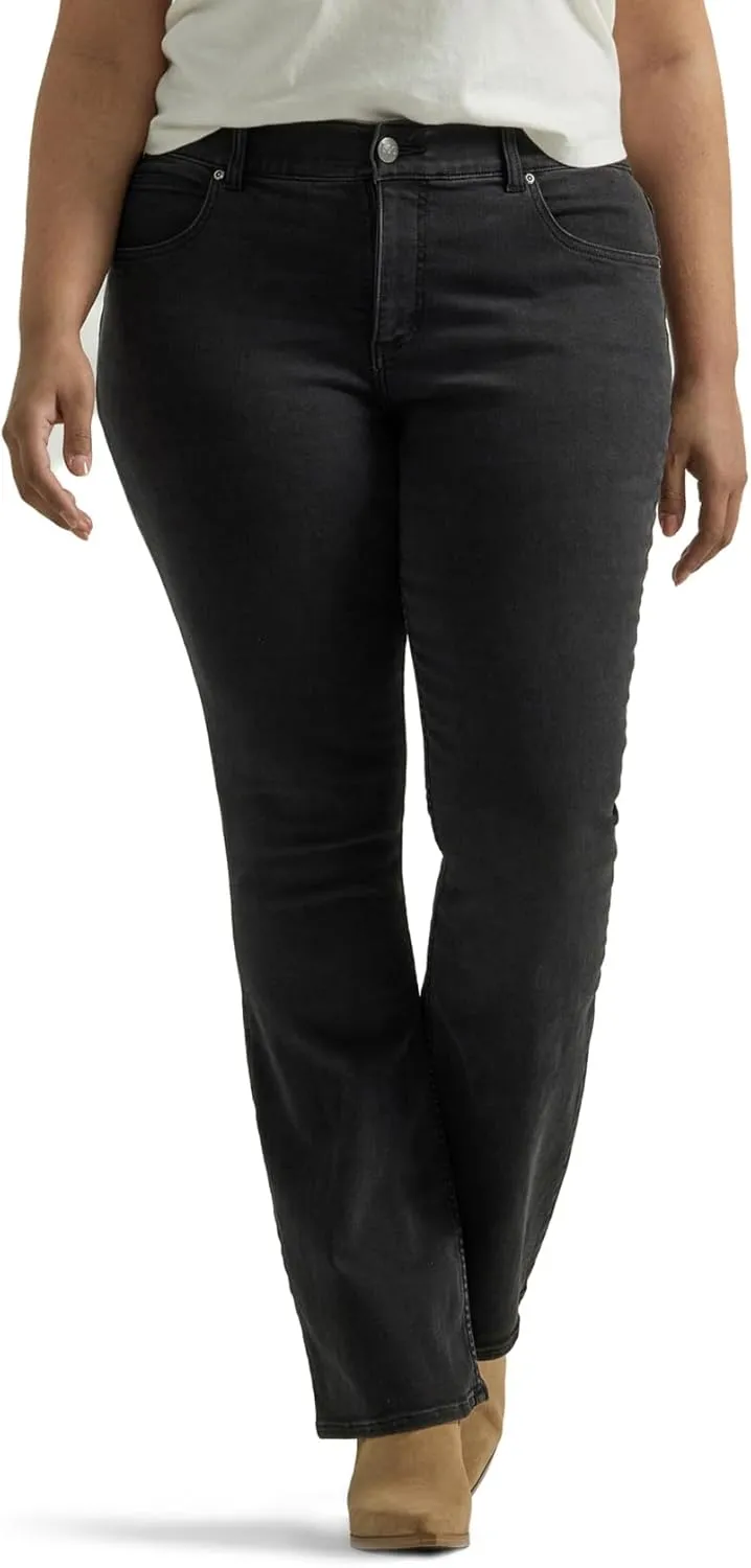 Lee womens Plus Size Ultra Lux Comfort With Flex Motion Bootcut Jean