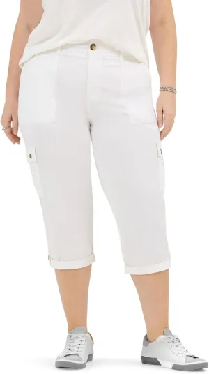Lee womens Plus Size Ultra Lux Comfort With Flex-to-go Cargo Capri Pant