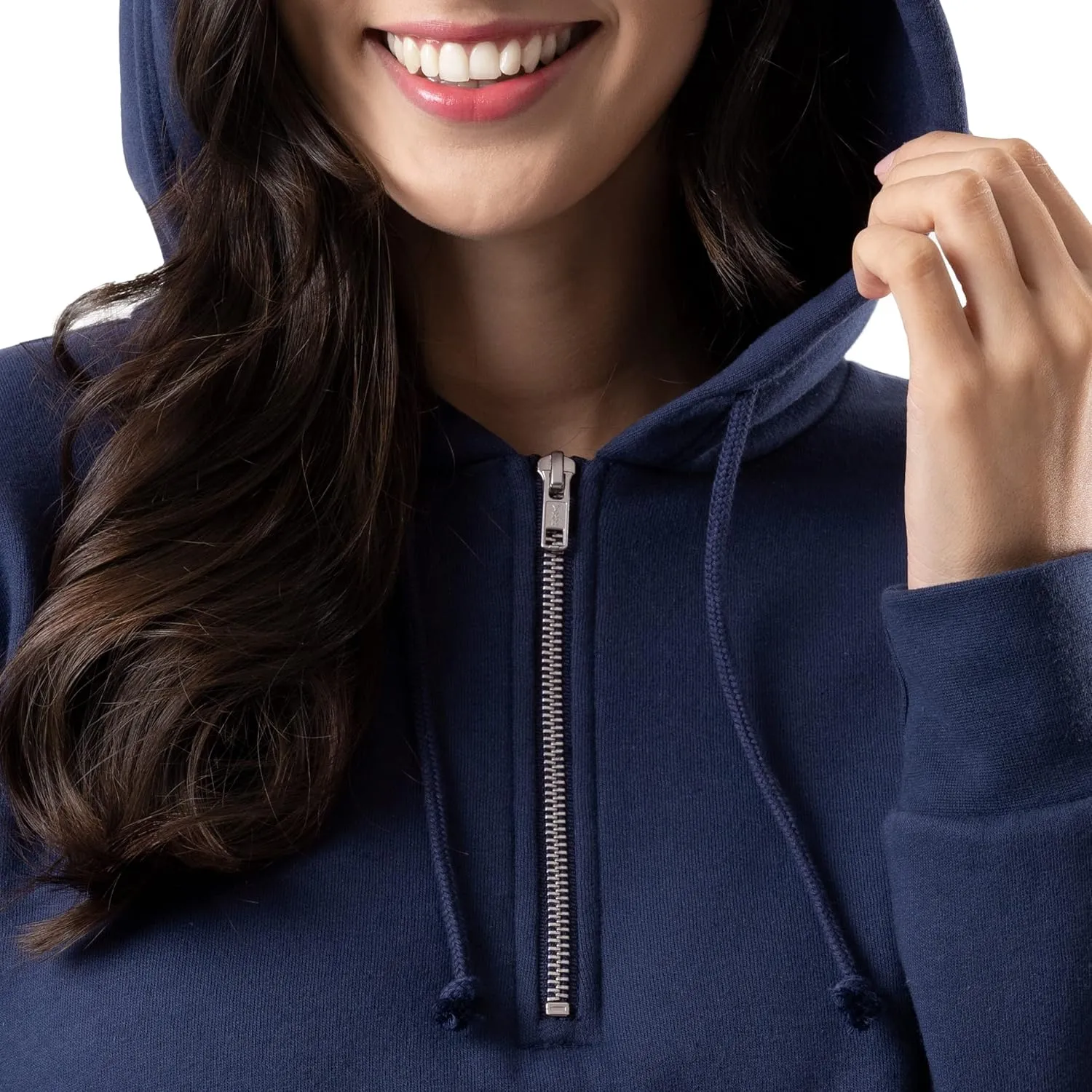 Lee Women's Quarter Zip Fleece Hoodie