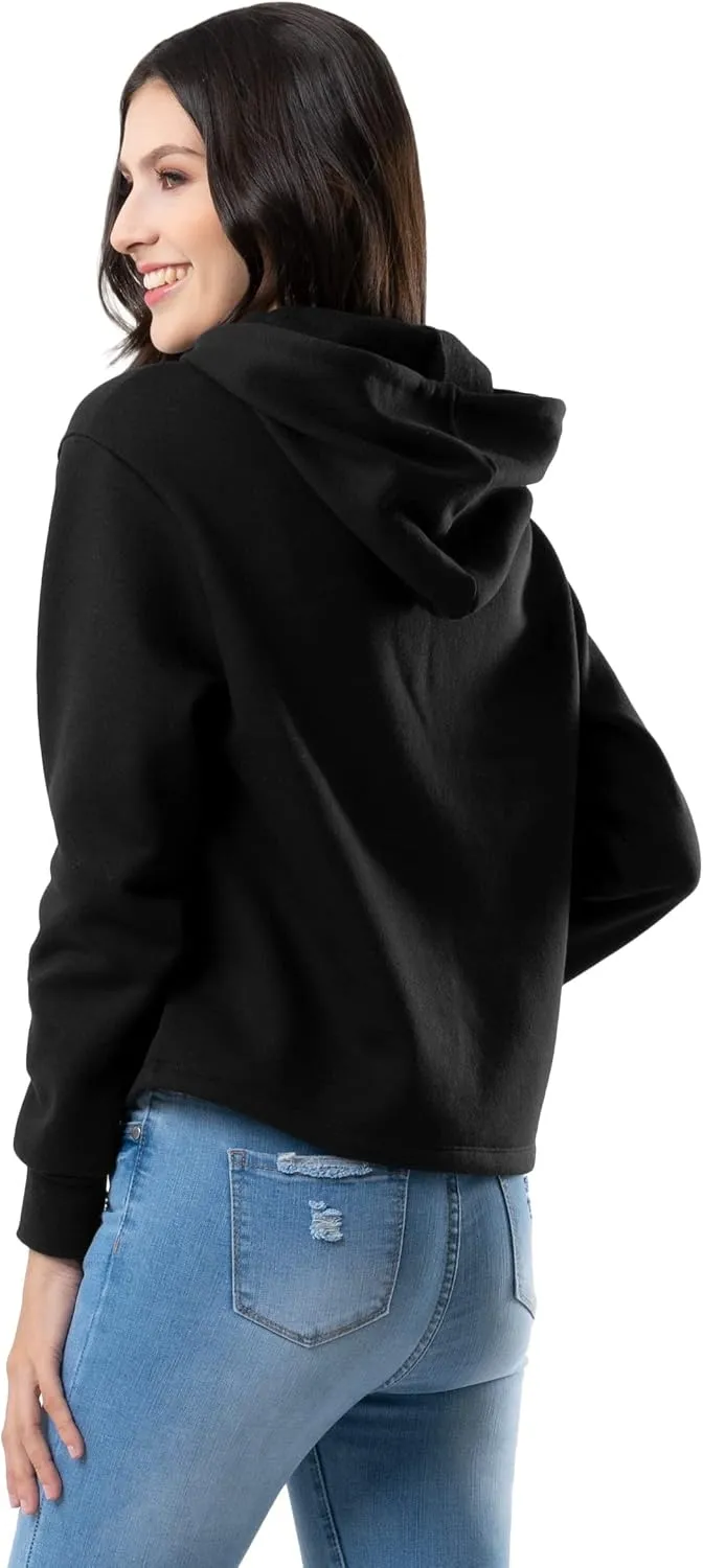 Lee Women's Quarter Zip Fleece Hoodie