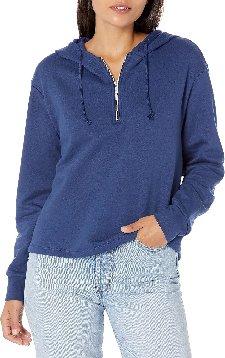 Lee Women's Quarter Zip Fleece Hoodie