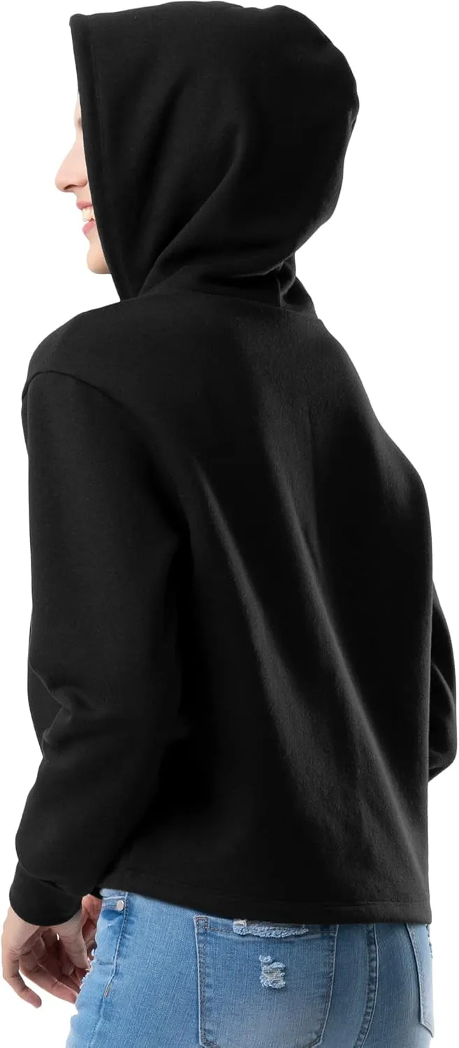 Lee Women's Quarter Zip Fleece Hoodie
