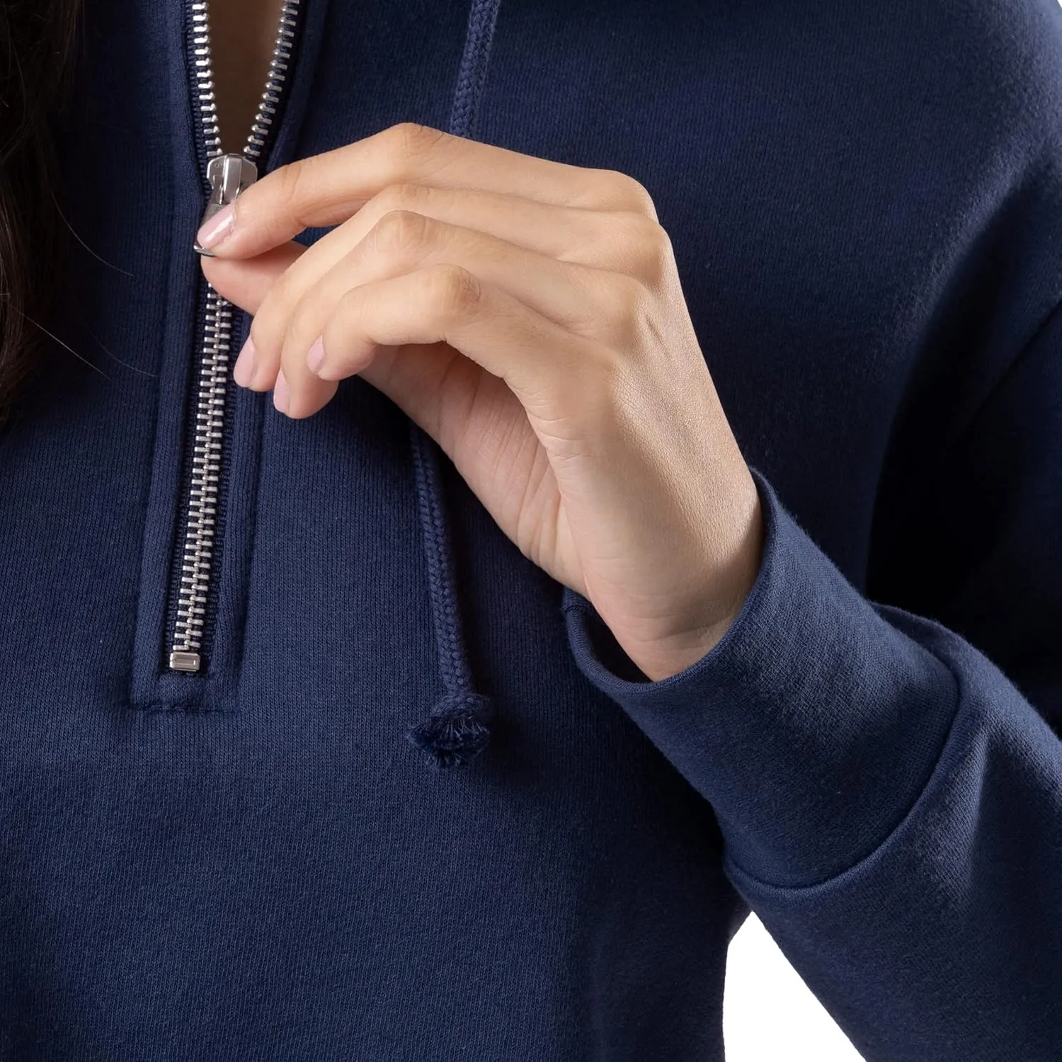 Lee Women's Quarter Zip Fleece Hoodie
