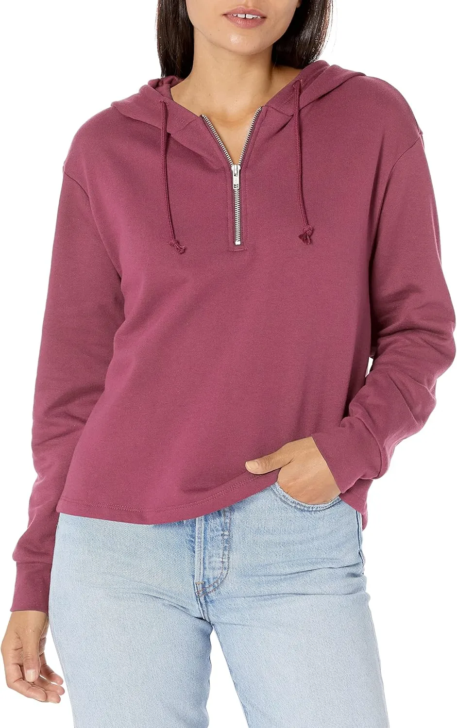Lee Women's Quarter Zip Fleece Hoodie