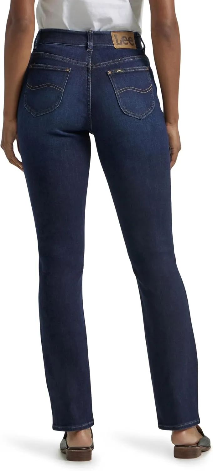 Lee Women's Ultra Lux Comfort with Flex Motion Straight Leg Jean