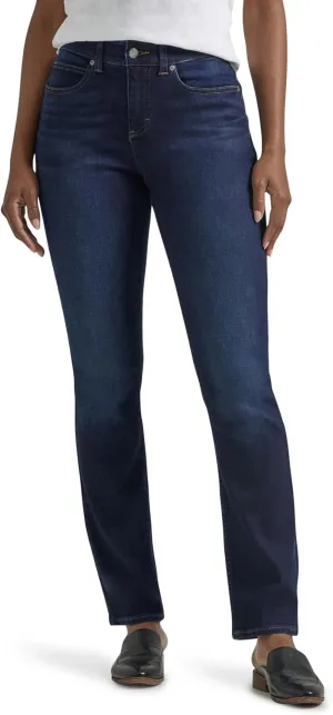 Lee Women's Ultra Lux Comfort with Flex Motion Straight Leg Jean