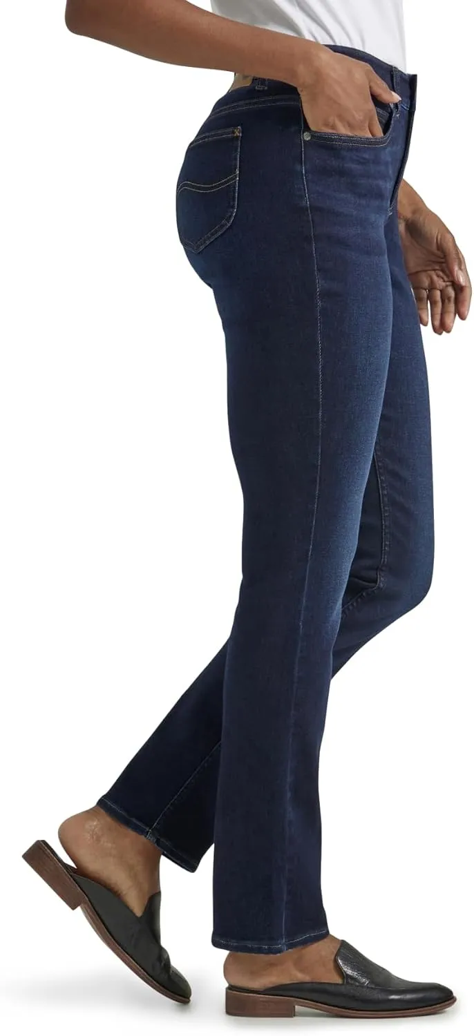 Lee Women's Ultra Lux Comfort with Flex Motion Straight Leg Jean
