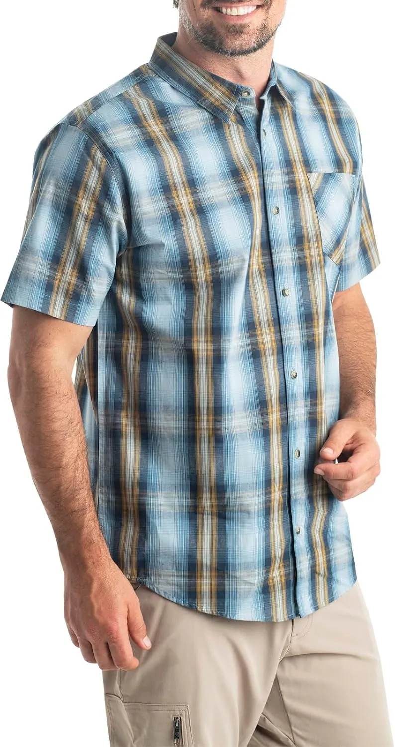 Legendary Whitetails Men's Poplin Short Sleeve Button Down Shirt