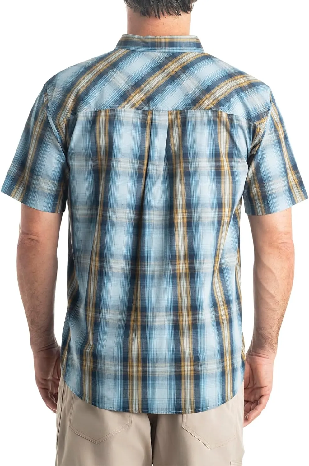 Legendary Whitetails Men's Poplin Short Sleeve Button Down Shirt