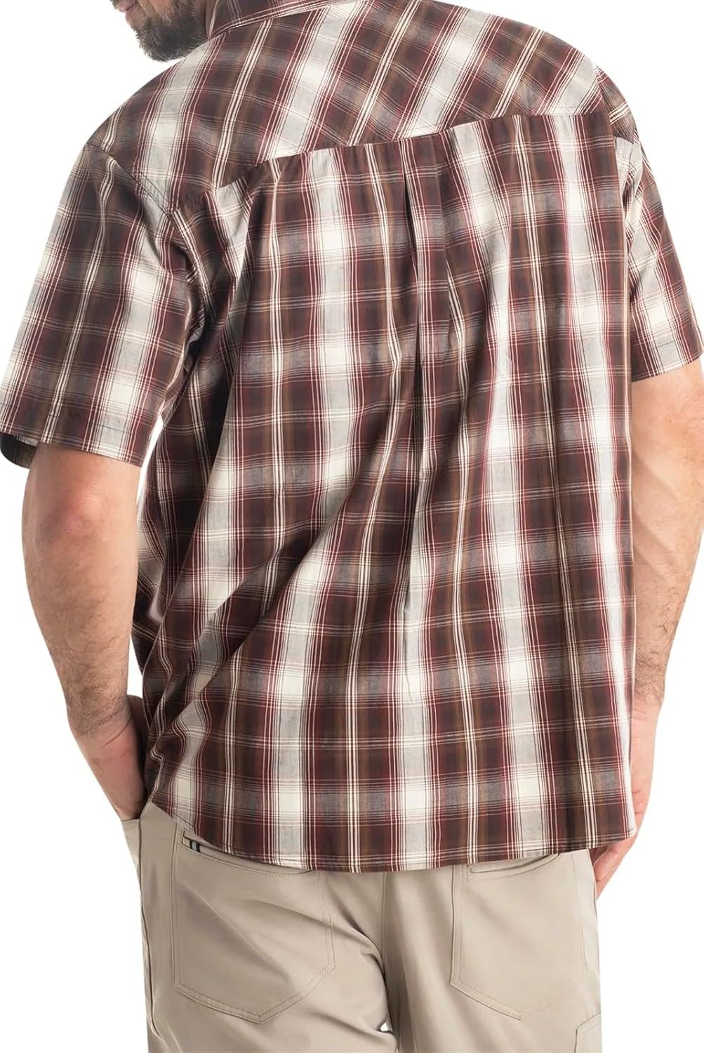 Legendary Whitetails Men's Poplin Short Sleeve Button Down Shirt