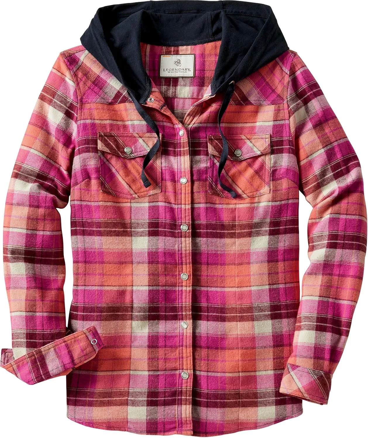 Legendary Whitetails Women's Lumber Jane Hooded Flannel Shirt
