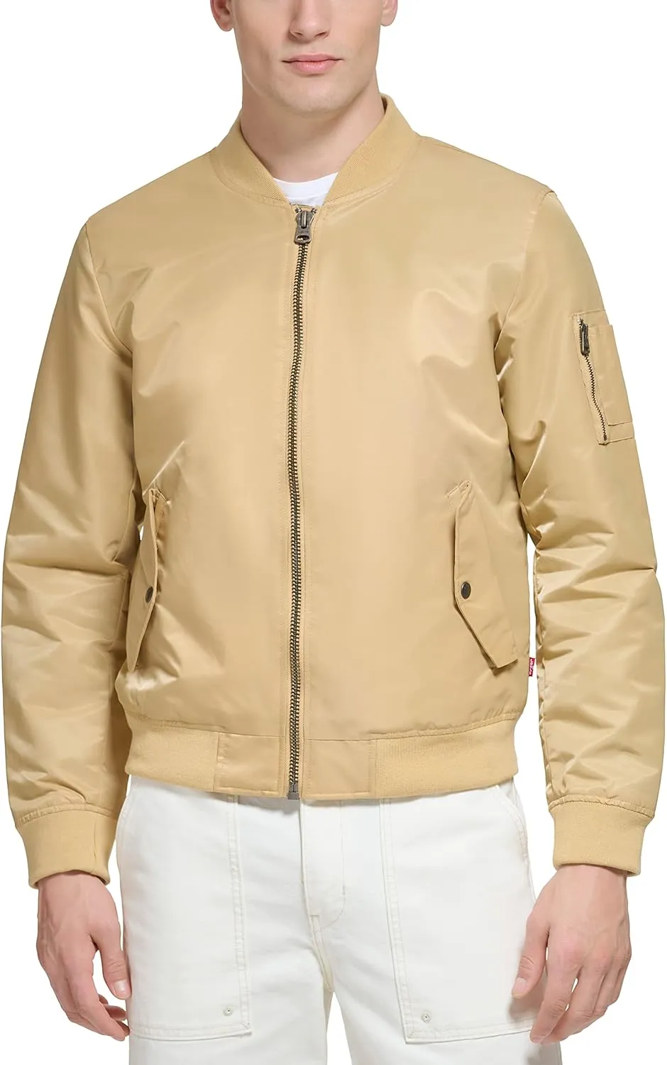 Levi's Men's MA-1 Flight Lightweight Zip-Up Bomber Jacket